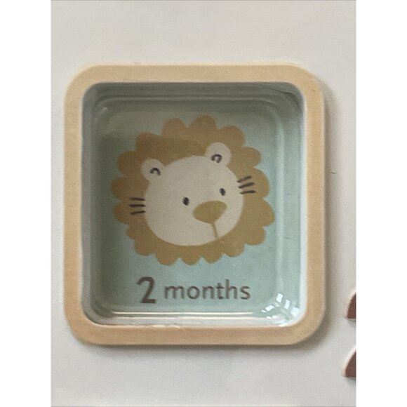 Cudlie! Childs First Year Photo Frame Boy Noahs Ark 13 Photo Insert Windows - Picture 5 of 13
